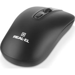 Мышка REAL-EL RM-350W Wireless Black/Gray Фото 4