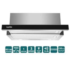 Вытяжка кухонная Ventolux GARDA 60 BG (1100) LED Фото 2