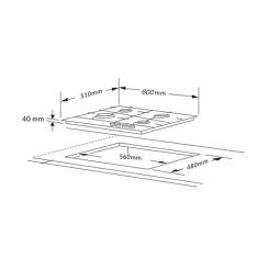 Варочная поверхность Interline SGV 584 MCH BA Фото 6