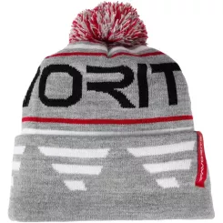 Шапка Favorite Pompon Hat 56 Gray Black Logo Фото 3