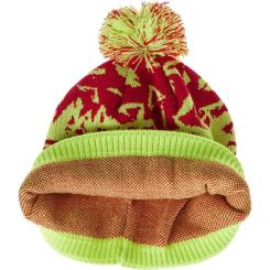 Шапка Select Pompon Hat 58 Yellow Red Фото 4