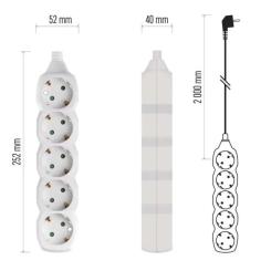 Сетевой удлинитель EMOS P0522 Фото 3