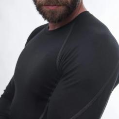 Термокофта Sensor Merino Active LS black 11109033 S Фото 4