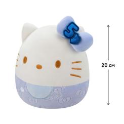 Мягкая игрушка Squishmallows Хелоу Китти в синем 20 см Фото 1
