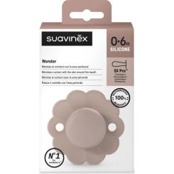 Пустышка Suavinex Wonder физиологическая, 0-6 мес. светло-розовая Фото 2