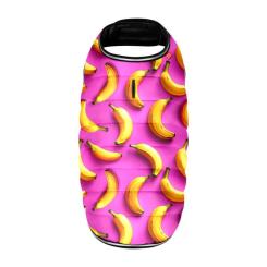 Курточка для животных WAUDOG Clothes Бананы на розовом S Фото 2