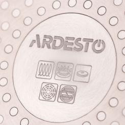 Сковорода Ardesto Gemini Lucca, 28см, алюміній, чорний Фото 7