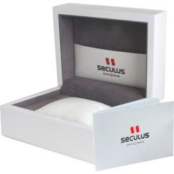 Наручные часы Seculus 4511.5.775.751 white, ss-ipb, black leather Фото 1