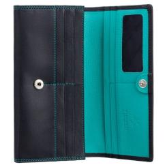 Кошелек Visconti CD21Topaz Black Aqua Фото 1