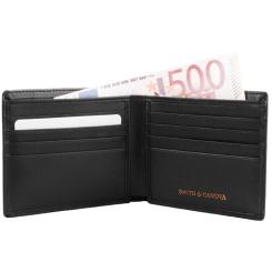 Кошелек Smith & Canova Набор с картхолдером 28652 Black Фото 4
