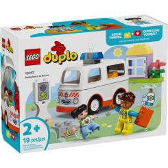 Конструктор LEGO DUPLO Town Скорая помощь и водитель Фото