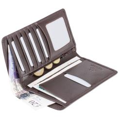 Кошелек Visconti HT12 Big Ben з RFID Chocolate Фото 3