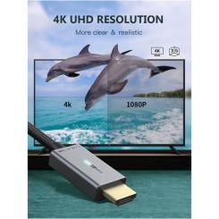 Кабель мультимедийный Cabletime miniDisplayPort M to HDMI M 1.0m Фото 1