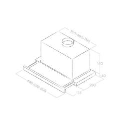 Вытяжка кухонная Elica TT14 STD GRIX/A/50 Фото 4