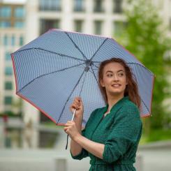 Зонт Fulton L354-041154 Minilite-2 Houndstooth Red Border Фото 3