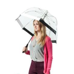 Зонт Fulton Birdcage-1 L041 Black White Фото 1