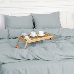 Постельное белье MirSon Лен Natural Linen Caspian 200х220 Фото 2