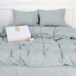 Постельное белье MirSon Лен Natural Linen Caspian 200х220 Фото 4