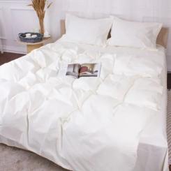 Постельное белье MirSon Poplin Line 002 Milky White 110x140 Фото