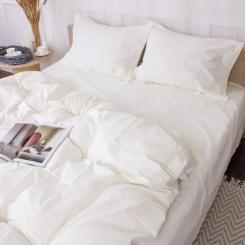Постельное белье MirSon Poplin Line 002 Milky White 110x140 Фото 1