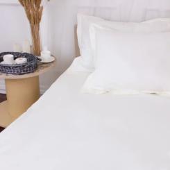 Постельное белье MirSon Poplin Line 002 Milky White 110x140 Фото 3
