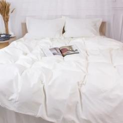 Постельное белье MirSon Poplin Line 002 Milky White 110x140 Фото 4