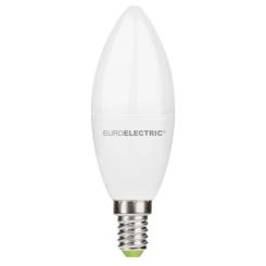 Лампочка EUROELECTRIC LED CL 9W 900Lm E14 4000K Фото