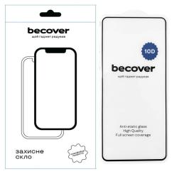 Стекло защитное BeCover Motorola Moto G55 10D Black Фото