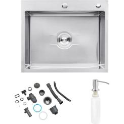 Мойка кухонная Kroner KDBrush6050HM Фото 1