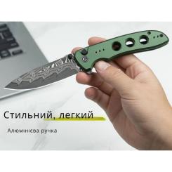 Нож Civivi Hyperpulse Damascus Red Aluminum Фото 11