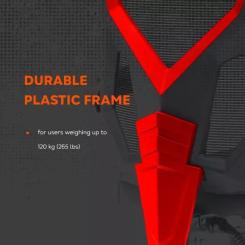 Кресло игровое Canyon Flow MCH01 Mesh Black/White Фото 4