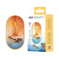 Мышка 2E MF300 CAPYBARASUNSET Silent Wireless/Bluetooth Yel Фото 6