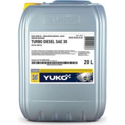 Моторное масло Yuko TURBO DIESEL SAE 30 20л Фото