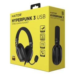 Наушники Hator Hyреrpunk 3 Hi-Res USB 7.1 Black Фото 5