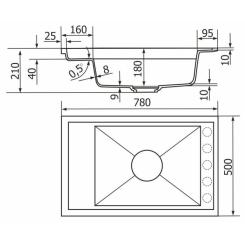 Мойка кухонная GRANADO Estella grafito Фото 6