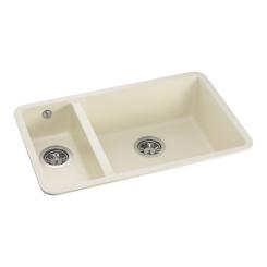 Мойка кухонная GRANADO Under top DOUBLE ivory Фото 1