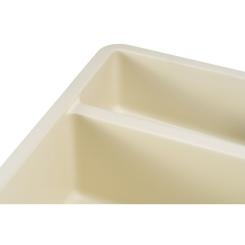 Мойка кухонная GRANADO Under top DOUBLE ivory Фото 2