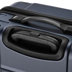 Чемодан Wenger Amplar, велика, пластик, 4 колеса, синя Фото 9