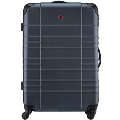 Чемодан Wenger Amplar, велика, пластик, 4 колеса, синя Фото 2