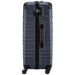 Чемодан Wenger Amplar, велика, пластик, 4 колеса, синя Фото 3