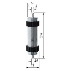 Фильтр топливный Bosch F026402361 Фото 4