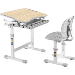 Парта со стулом FunDesk Piccolino III Grey-w Фото