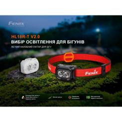 Фонарь Fenix HL18R-T V2.0 білий Фото 5