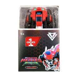 Трансформер Dinoster Динозавр - Красный Раптор-бот Фото 3