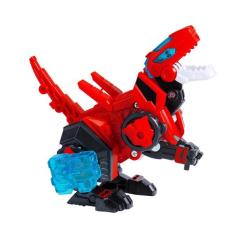 Трансформер Dinoster Динозавр - Красный Раптор-бот Фото 5