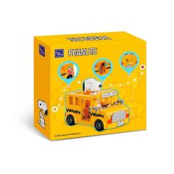 Конструктор Pantasy Snoopy - Школьный автобус Фото 6