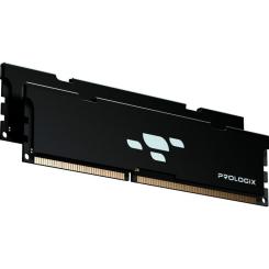Модуль памяти для компьютера Prologix DDR5 32GB (2x16GB) 5600 MHz Black Фото 2