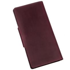 Кошелек Shvigel Женский из винтажной кожи Бордовый Фото 1