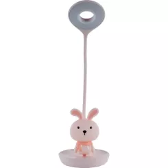 Настольная лампа Kite Bunny LED с аккумулятором, розовая Фото 2