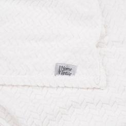 Плед Ardesto Jacquard Braid 200х220см, 100% полиэстер, айвори Фото 2